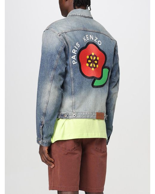 KENZO Blue Jacket for men