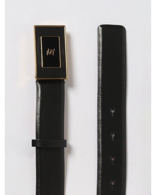 Elisabetta Franchi White Leather Belt