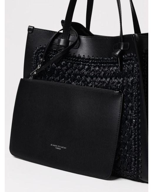 Gianni Chiarini Black Schultertasche Damen