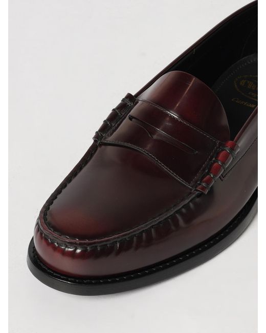 Church's White Rowley Brushed Leather Loafers for men