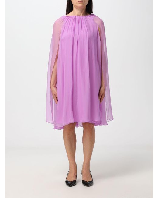 Max Mara Pianoforte Purple Dress