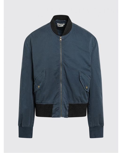 J.W. Anderson Blue Cotton Bomber Jacket for men