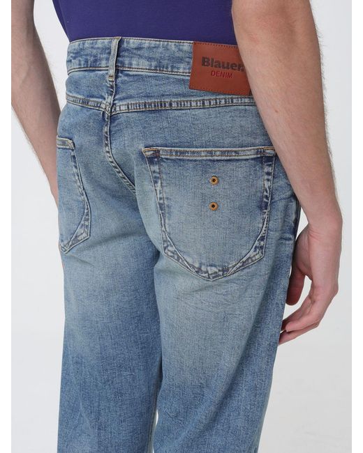 Blauer Blue Straight Denim Jeans for men