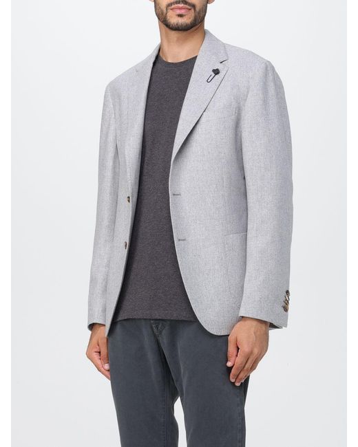 Lardini Gray Jacket for men