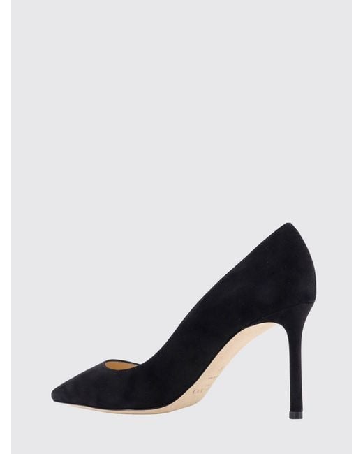 Jimmy Choo Black Romy Suede High-Heeled Pumps With Stiletto Heel