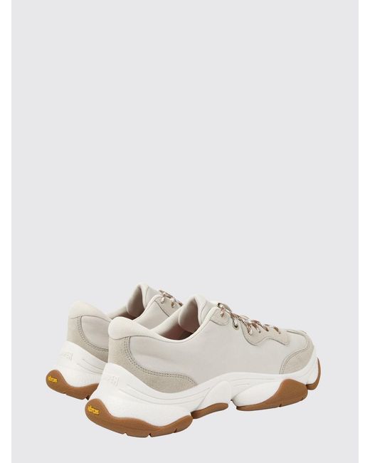 Camper White Karst 2 Leather And Suede Sneakers for men