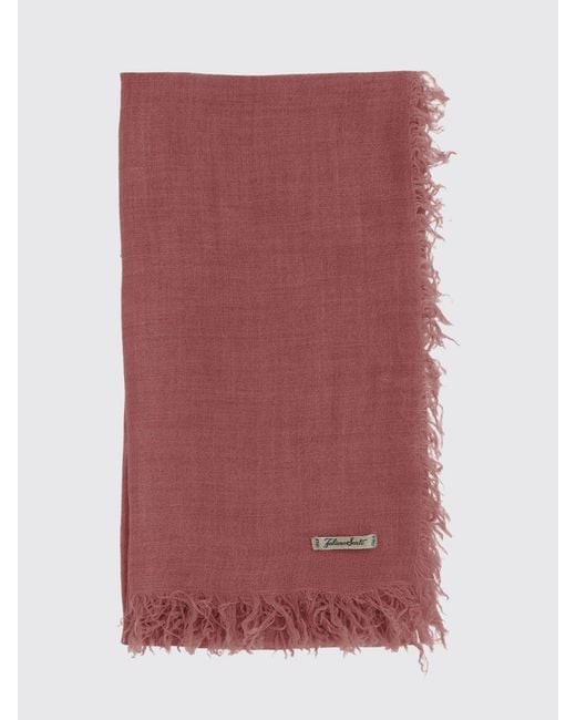 Faliero Sarti Purple Cashmere And Silk Scarf