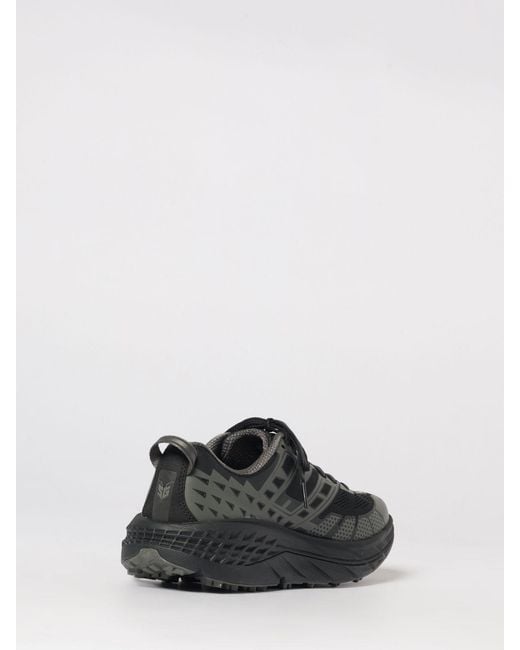 Hoka One One Black Speedgoat 2 Mesh And Rubber Sneakers