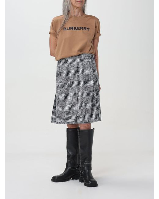 Burberry Gray Skirt