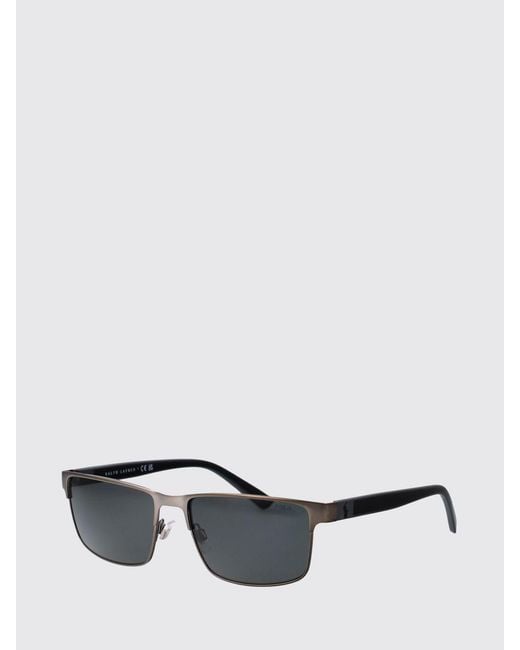 Polo Ralph Lauren White Metal Sunglasses for men