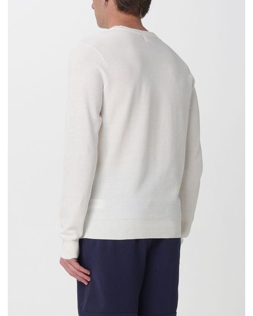 Sun 68 Rundhals-Pullover Aus Baumwolle in White für Herren