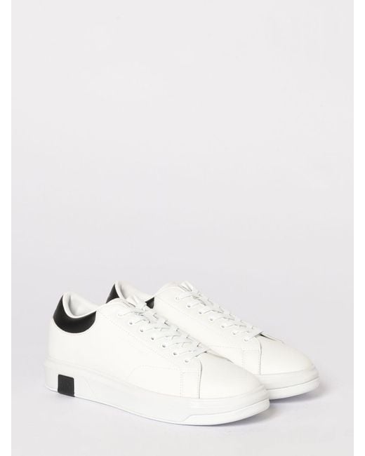 ARMANI EXCHANGE Natural Leather Sneakers for men