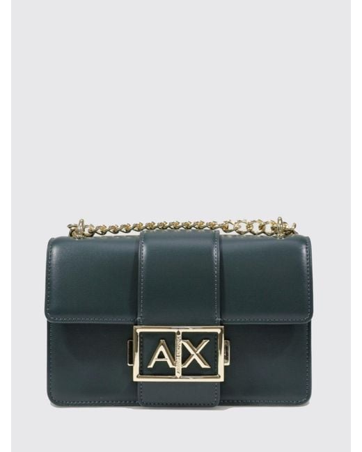 ARMANI EXCHANGE Gray Faux Leather Bag