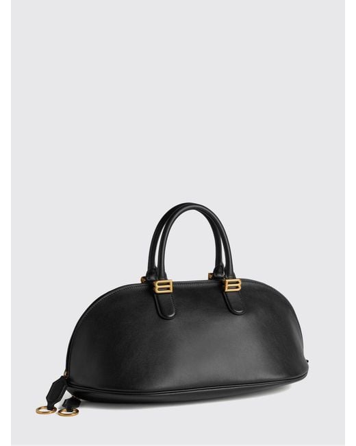 Balenciaga Black Bowling Bolero Handbag