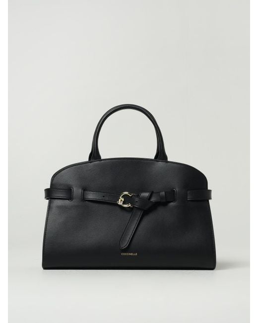 Coccinelle Black Sabine Medium Leather Bag