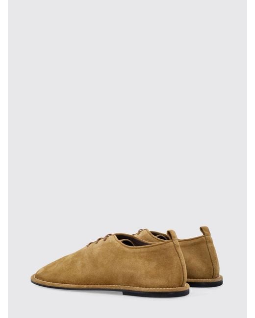 AMI Natural Suede Derby Shoes for men