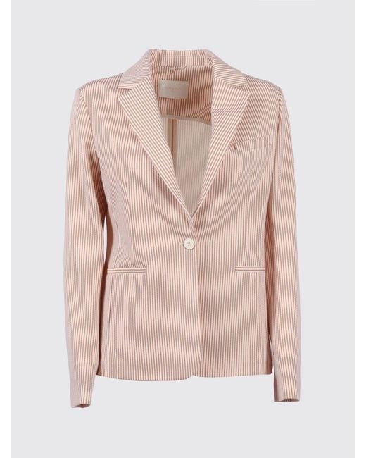 Circolo 1901 Pink Single Breasted Blazer