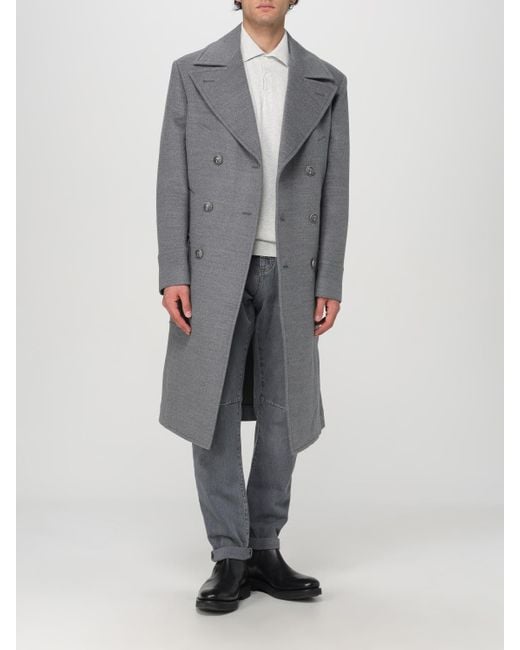 Brunello Cucinelli Gray Coat for men