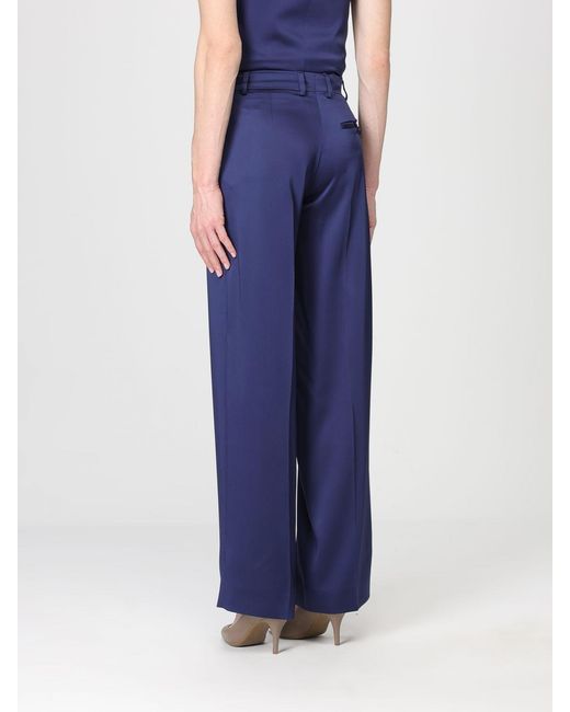 Stella McCartney Blue Tailored Satin Pants