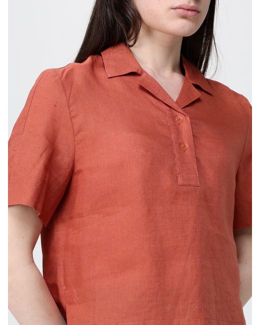 Colmar Red Linen Shirt