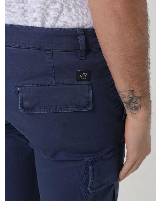 Mason's Blue Cargo Shorts for men
