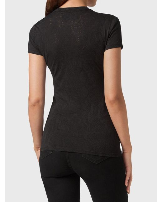 Philipp Plein Black Slim Fit Cotton T-Shirt With Skull Print And Rhinestones
