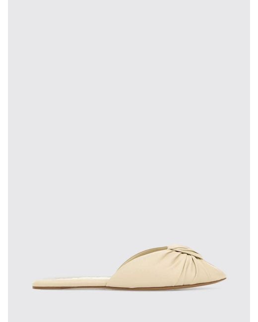 Chloé Natural ChloÉ Suzie Leather Mules