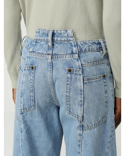Maison Margiela Blue Flared Denim Jeans