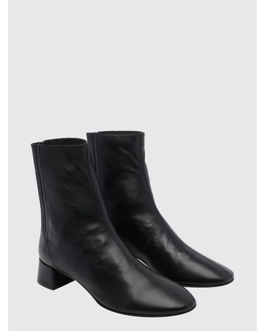 Aquazzura Black Saint Honorè Suede Chelsea Boots With Round Toe