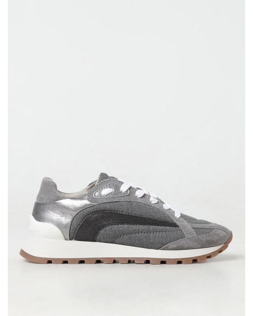 Brunello Cucinelli Gray Sneakers
