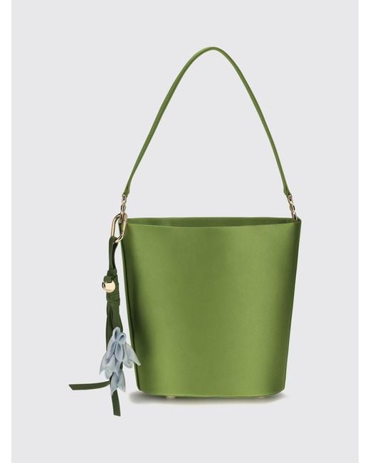 Self-Portrait Green Handbag