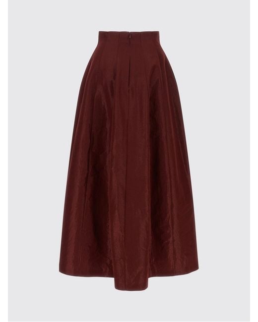 Alberta Ferretti Red Skirt