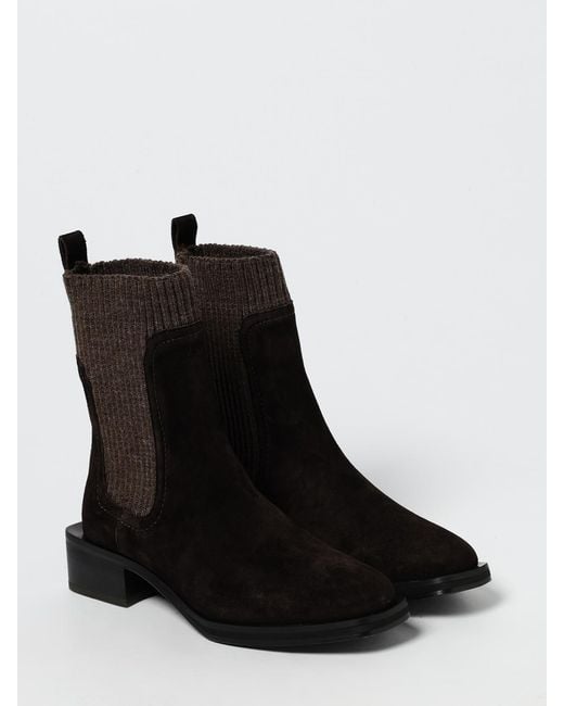 Paul Smith Black Flat Ankle Boots