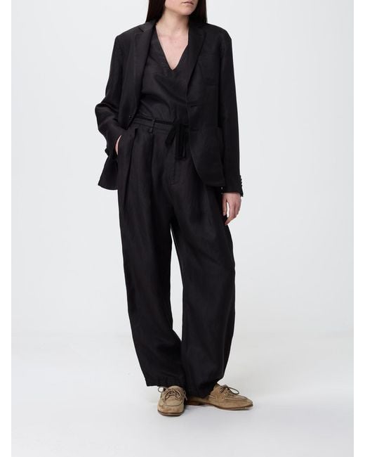 Barena Black Linen Blend Blazer