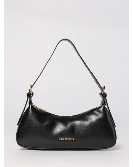 Love Moschino Black Faux Leather Bag