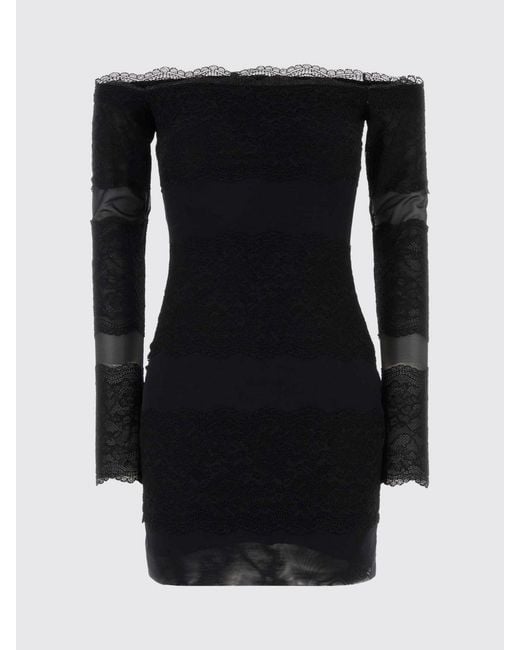 Blumarine Black Lace Mini Dress