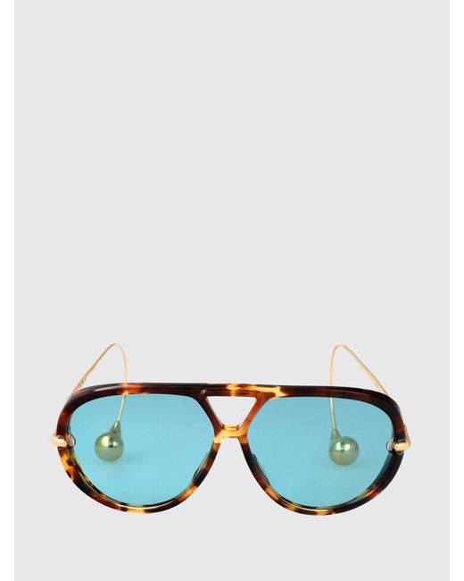 Bottega Veneta Blue Bv1273S Metal And Acetate Sunglasses