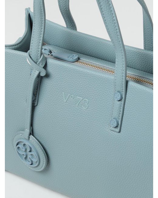 V73 Blue Tote Bags