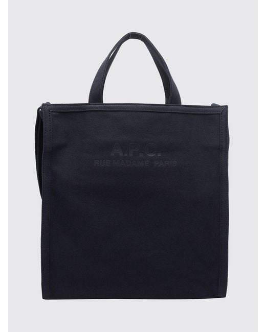 A.P.C. Blue Shoulder Bag for men