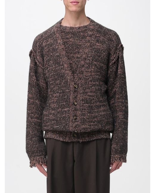 Laneus Gray Cardigan for men