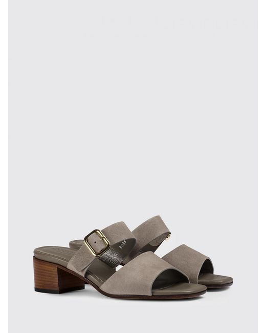 Doucal's White Suede Mules
