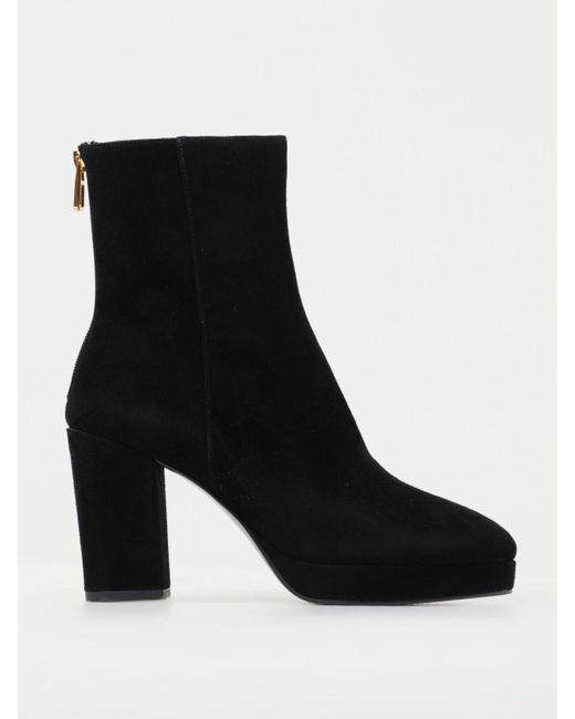 Coccinelle Black Flat Ankle Boots