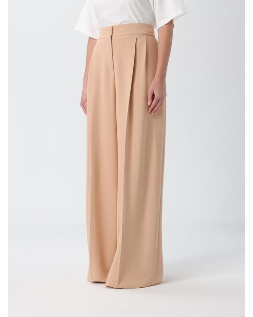 Alberta Ferretti Natural Pants