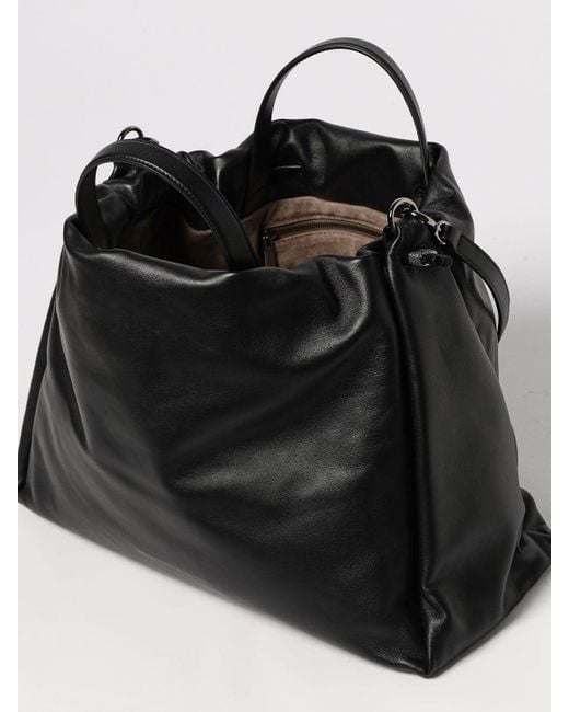Brunello Cucinelli Black Shoulder Bag