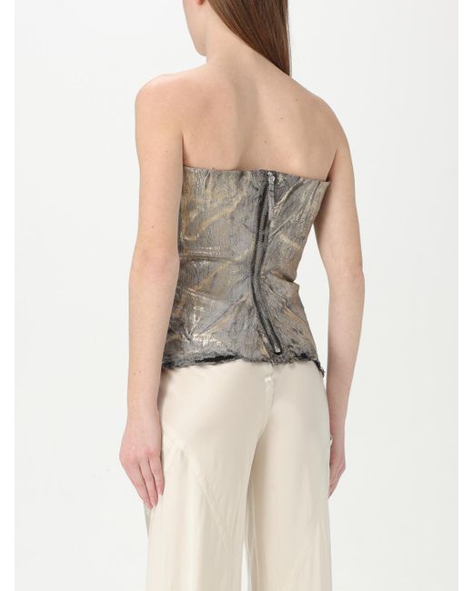Top Strutturato di Rick Owens in Natural