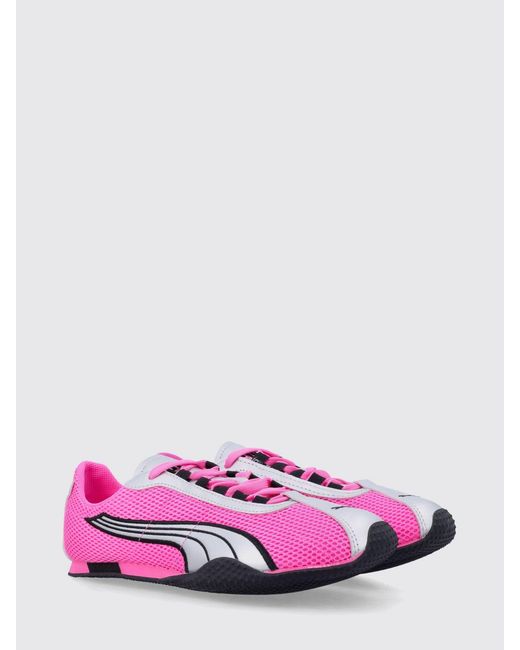PUMA Pink H-Street Mesh And Rubber Sneakers for men