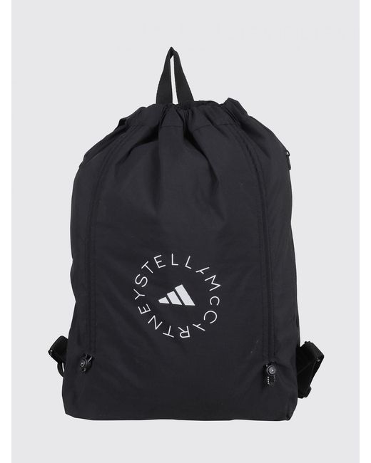 Adidas By Stella McCartney Blue Recycled Fabric Gym Backpack