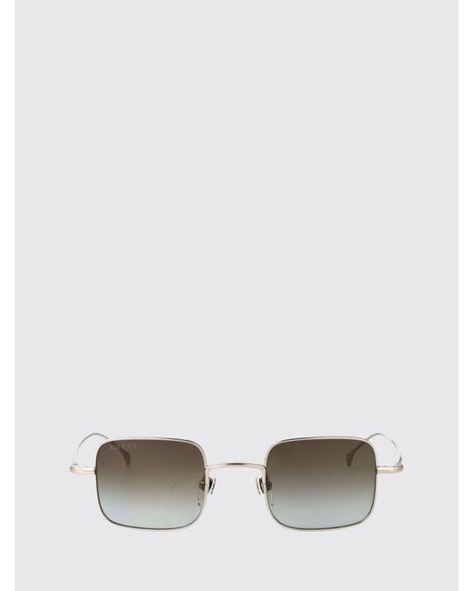 Gucci White Gg1813S Metal Sunglasses for men