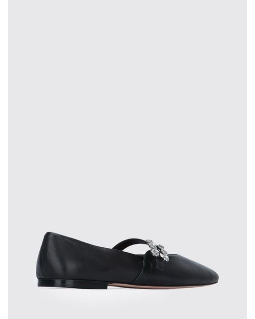 Roger Vivier White Efflorescence Nappa Ballerina
