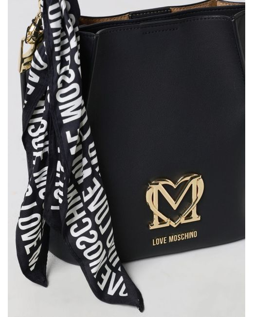 Love Moschino Black Handtasche